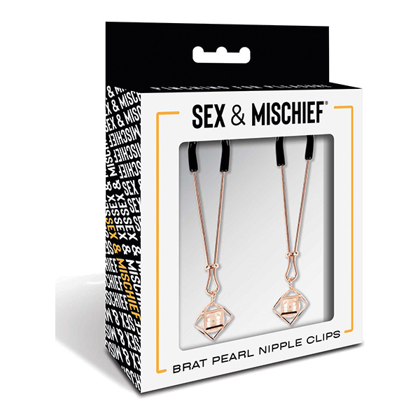 Sex & Mischief Brat Pearl Nipple Clips