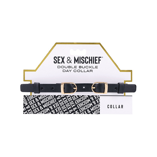 Sex & Mischief Double Buckle Day Collar