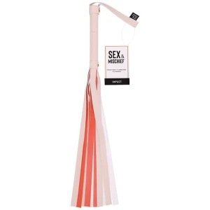 Sex & Mischief Peaches 'n CreaMe Stripe Flogger