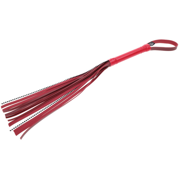 Sex & Mischief Ex's & Oh's Crystal Flogger - Red - Image 3