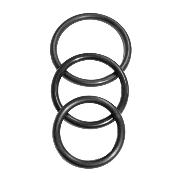 Sex & Mischief Nitrile Cock Ring Pack of 3 - Image 2