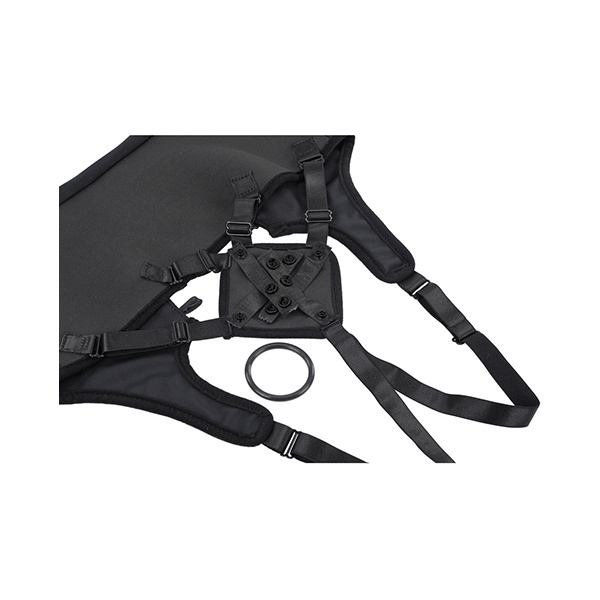 Sportsheets High Waisted Strap-On Corset - Black - Image 5