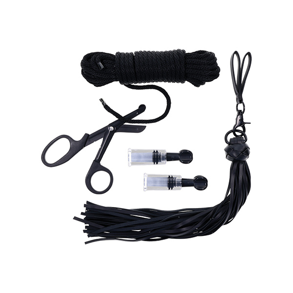 Sportsheets Tied & Twisted Bondage Set - Black - Image 2