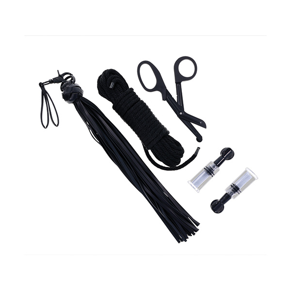 Sportsheets Tied & Twisted Bondage Set - Black - Image 3