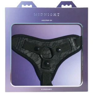 Sincerely Lace Strap-On - Black