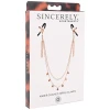 Sincerely Amber Chained Nipple Clamps