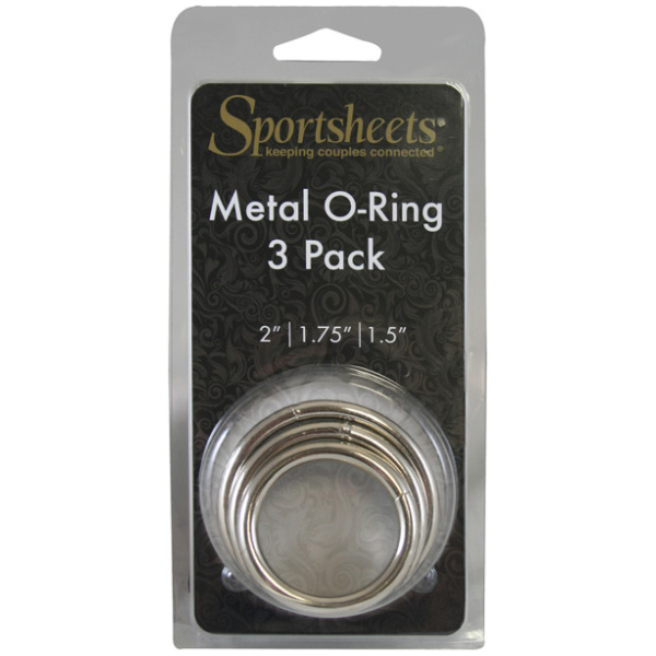 Sportsheets Metal O Ring - Pack of 3