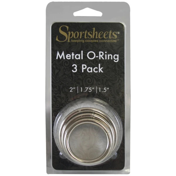 Sportsheets Metal O Ring - Pack of 3