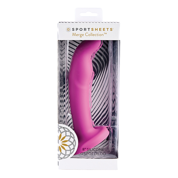 Sportsheets Tana 8" Silicone G Spot Dildo - Pink