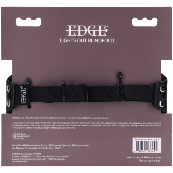 Edge Lights Out Blindfold - Black - Image 5