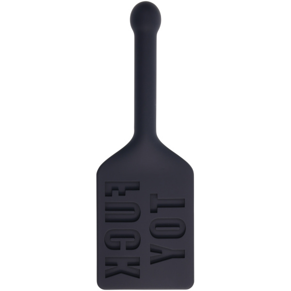 Edge FUCK TOY Silicone Paddle - Black - Image 3