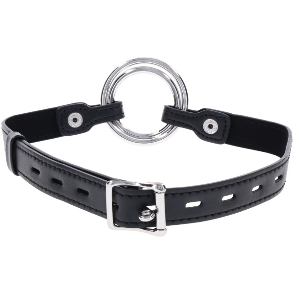 Edge Interchangeable Ring Gag - Black - Image 2