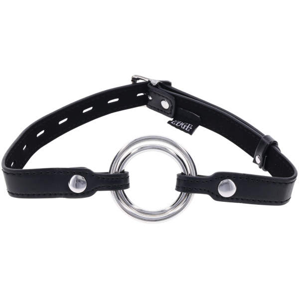 Edge Interchangeable Ring Gag - Black - Image 3