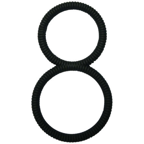 MALESATION Figure 8 Cock Ring - Black - Image 2