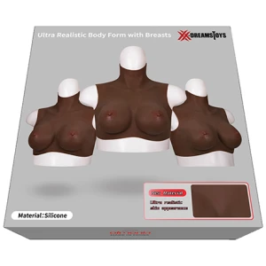 XX-DREAMTOYS Ultra Realistic B Cup Breast Form Small - Black