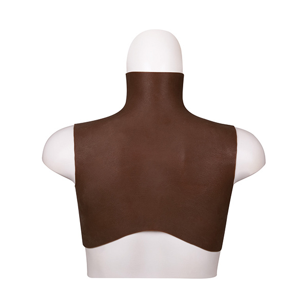 XX-DREAMTOYS Ultra Realistic H Cup Breast Form Extra Large - Black - Image 4