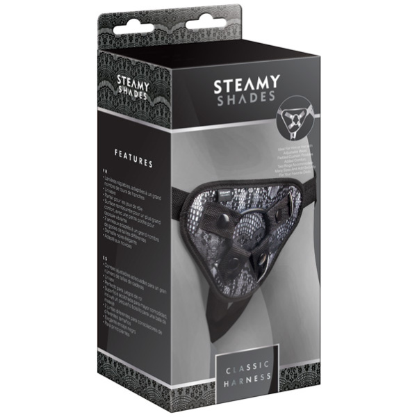 Steamy Shades Classic Harness - Black-White