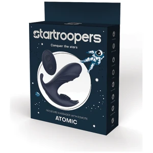 Star Troopers Atomic Prostate Massager w-Remote - Black
