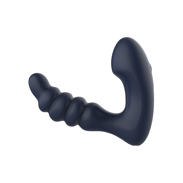 Star Troopers Voyager Beaded Strong Prostate Massager w-Remote - Black - Image 3