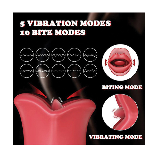 Big Bite Mouth Vibration & Biting - Red - Image 3