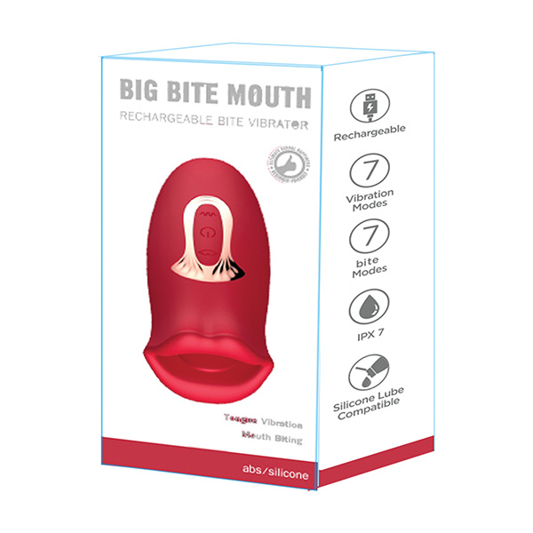 Big Bite Mouth Vibration & Biting - Red - Image 4