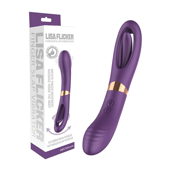 Lisa Flicking G-Spot Vibrator - Purple