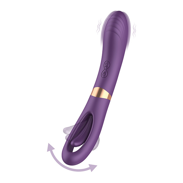 Lisa Flicking G-Spot Vibrator - Purple - Image 5