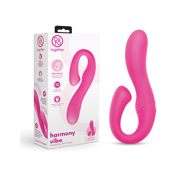 Together Harmony Vibe Versatile Dual-Stim Vibrator - Pink