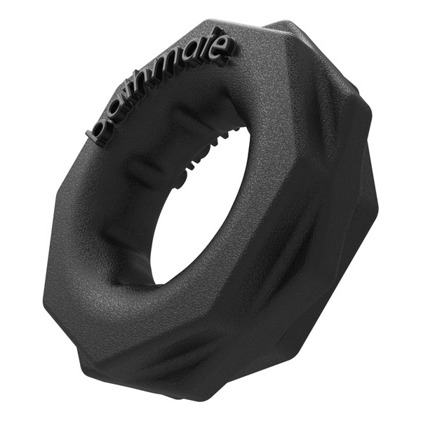 Bathmate Spartan Cock Ring - Black - Image 4