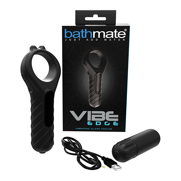 Bathmate Vibe Edge Glans Tickler - Black