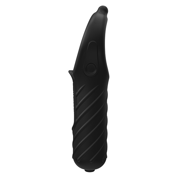 Bathmate Vibe Edge Glans Tickler - Black - Image 5