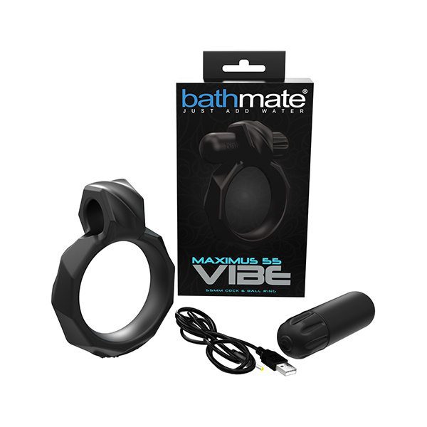 Bathmate Maximus Vibe 55 Cock Ring - Black