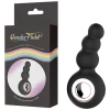 Gender Fluid Quiver Anal Ring Bead Vibe - Black