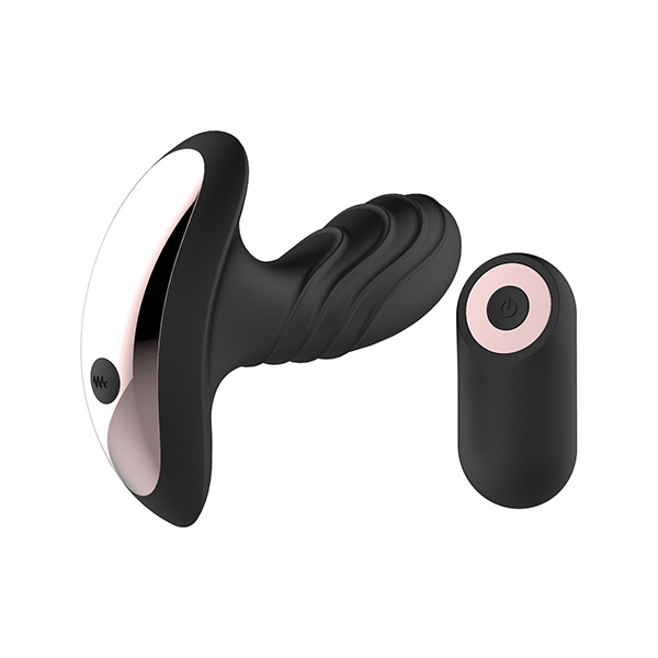 Gender Fluid Buzz Anal Vibe w-Remote - Black - Image 2