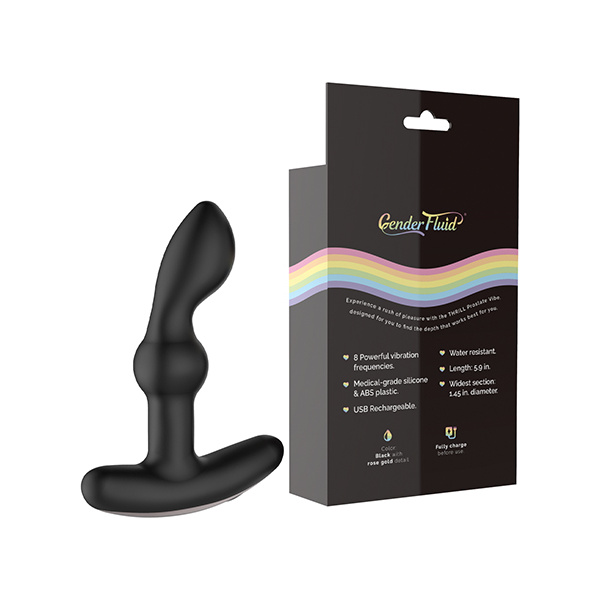 Gender Fluid Thrill Prostate Vibe - Black - Image 5