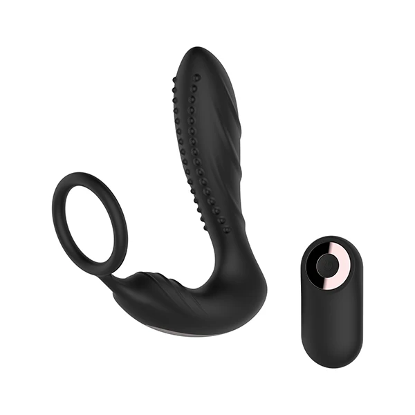 Gender Fluid Enrapt Prostate Vibe w-Remote - Black - Image 2