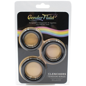 Gender Fluid Clincher Tension Ring Set - Black