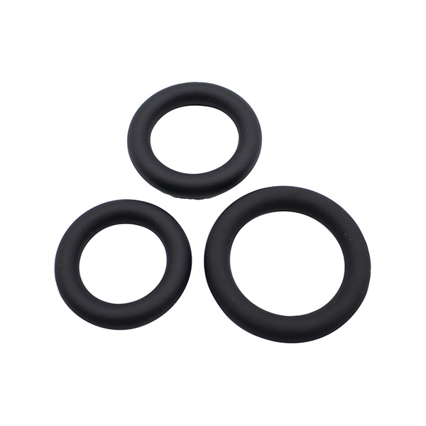 Gender Fluid Clincher Tension Ring Set - Black - Image 2