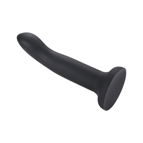 Gender Fluid 6.5" Enthrall Strap On Dildo - Black - Image 2