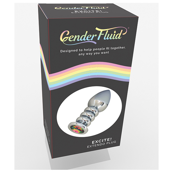 Gender Fluid Excite! Extendo Plug - Silver