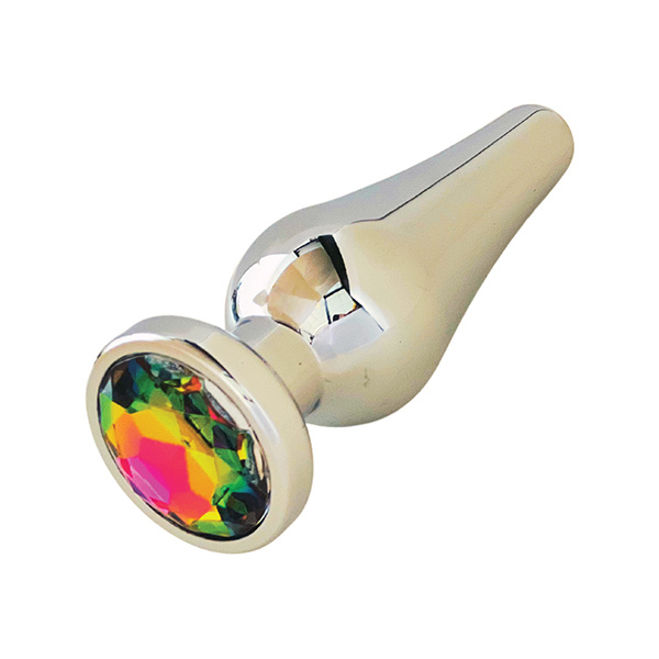 Gender Fluid Excite! Flared Plug - Silver - Image 2