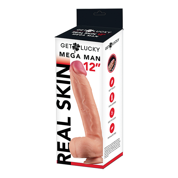 Get Lucky 12" Real Skin Series Mega Man - Flesh