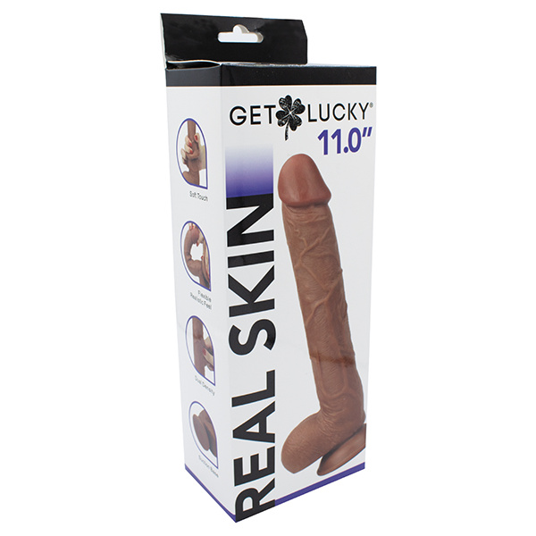 Get Lucky 11" Real Skin Series - Light Brown