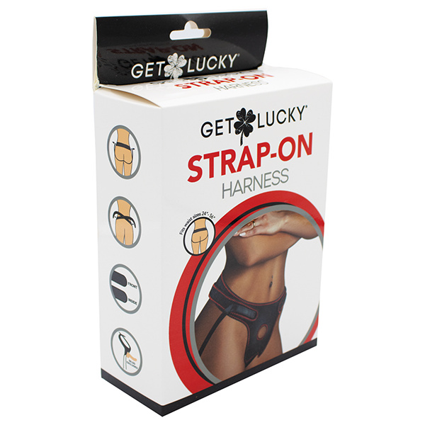 Get Lucky Strap On Harness - Black