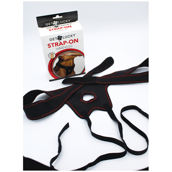 Get Lucky Strap On Harness - Black - Image 2