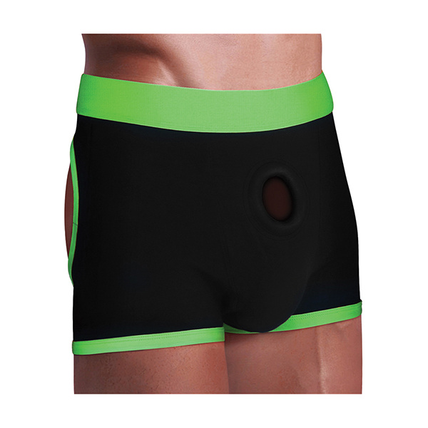 Get Lucky Strap On Boxers - Black/green - Image 3