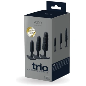 VeDO Trio Anal Plug Set - Black