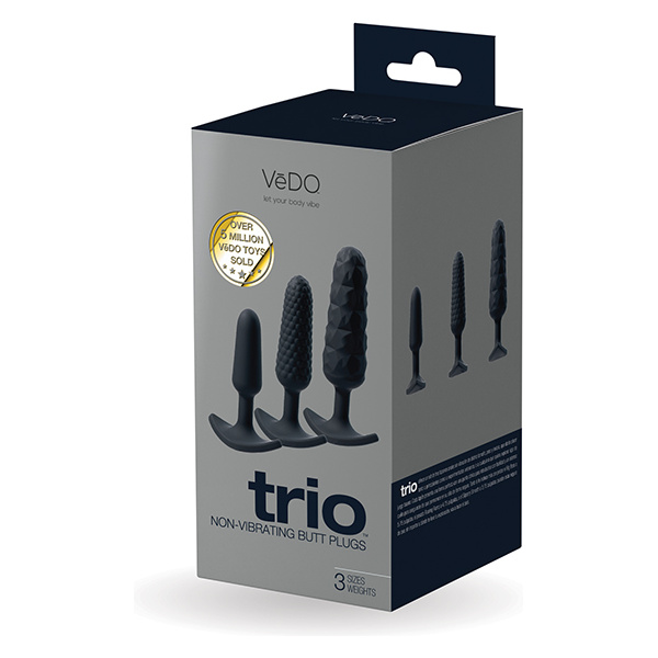 VeDO Trio Anal Plug Set - Black