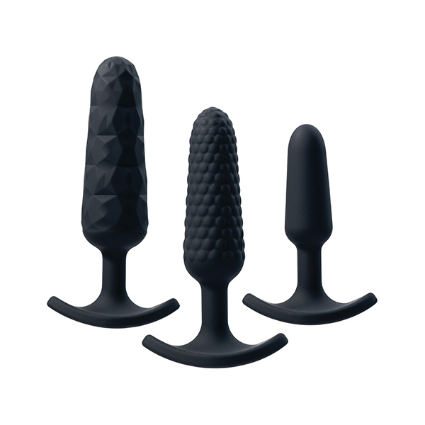 VeDO Trio Anal Plug Set - Black - Image 5