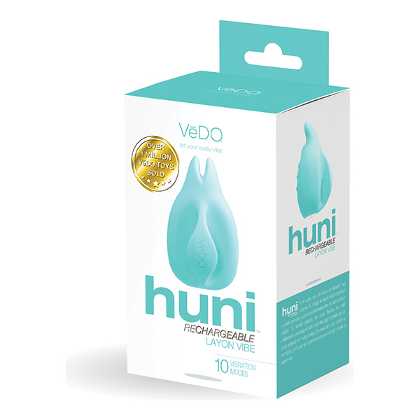 VeDO Huni Rechargeable Layon Vibe - Tease Me Turquoise